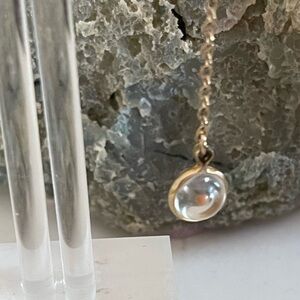 Elegant Gold tone mustard seed earrings. Pair